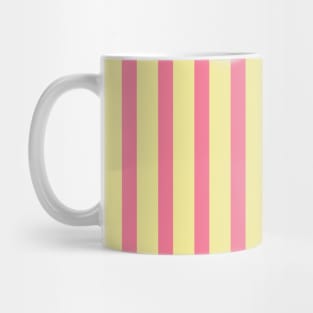 Abhilash | Pink and Yellow Stripes Pattern Mug